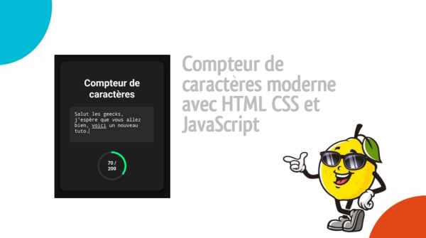 Compteur dd Caractères JavaScript
